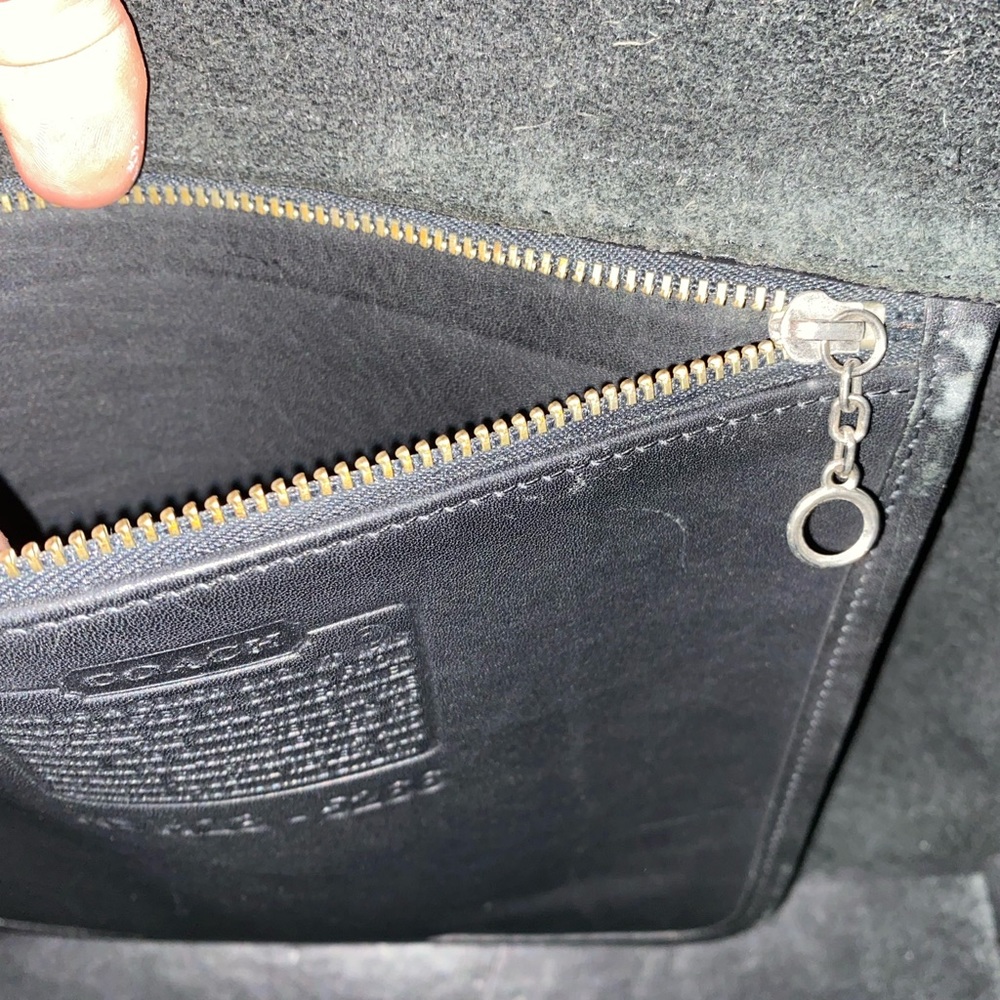 Vintage Black Leather Coach Beekman 5266 Messenger Laptop Briefcase Bag - Picture 8 of 16